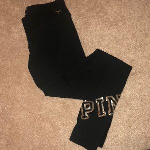 sparkly PINK leggings